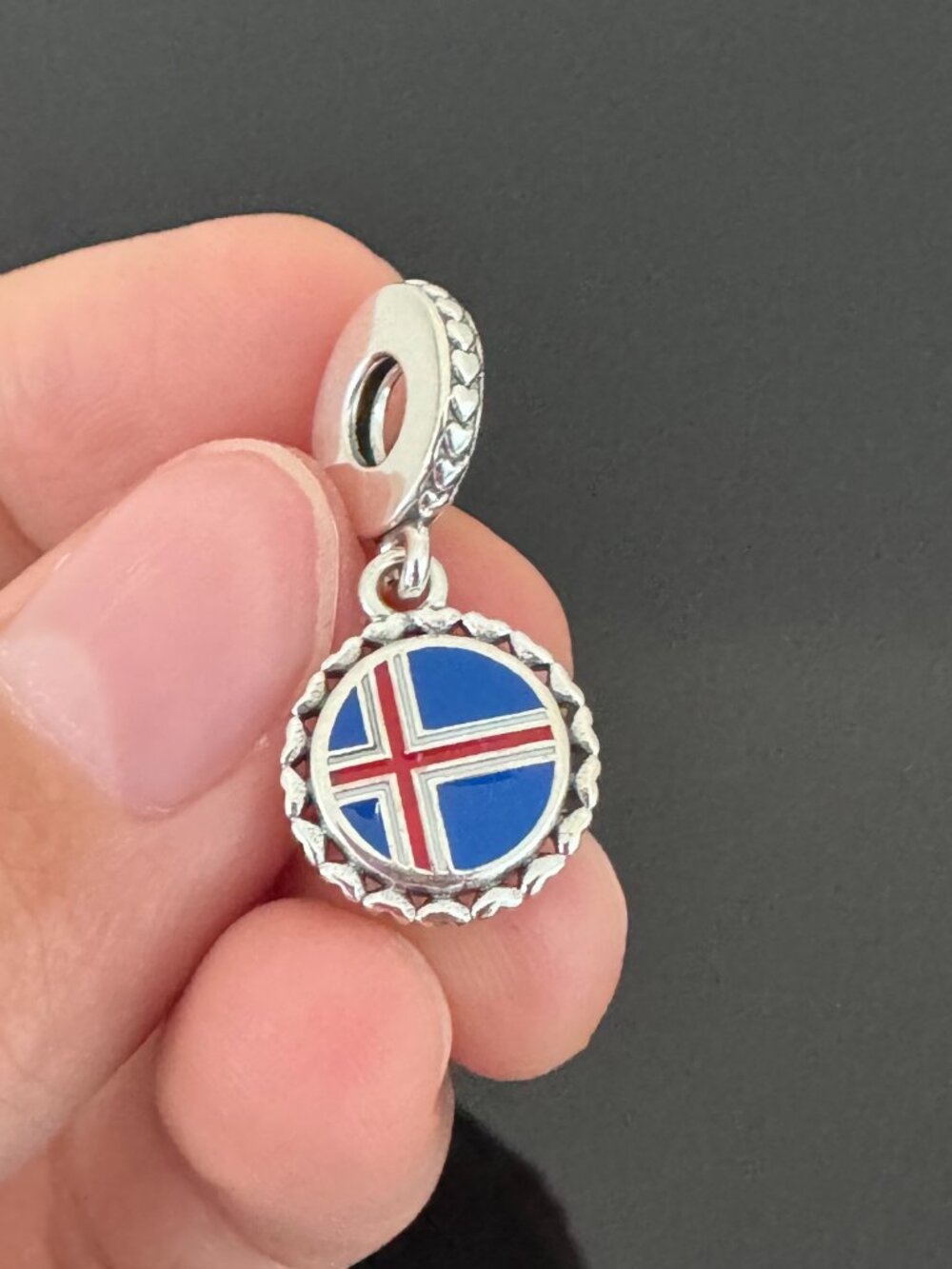 Pandora ICELAND Flag Exclusive Charm